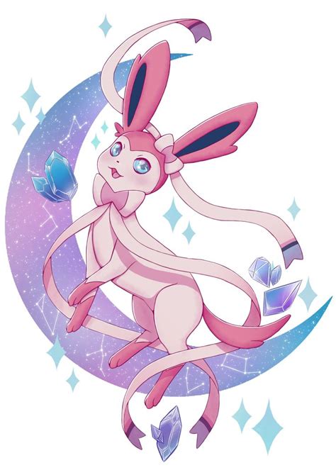 Sylveon by Gaëlle Zulberty | Eevee pokemon, Papel de parede pokemon fofo, Pokemon fofo