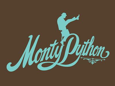 Monty Python - Ministry of Silly Walks typography by Shane J. Wiggins on Dribbble