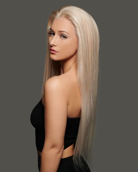 Platinum Blonde Human Hair Wig - Platinum Blonde Human Hair Wigs 100 ...