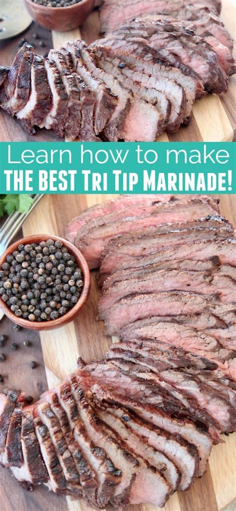 The best way to marinate a tri tip steak? In lots of black pepper ...