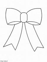 Cute Bow coloring Page sketch template