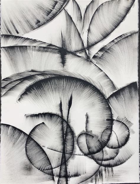 Black and White Abstract Drawing 2 Drawing by Khrystyna Kozyuk ...