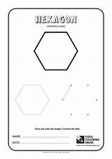 Geometric Shapes Coloring Pages For Kids sketch template