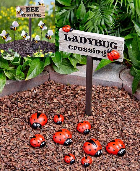 Garden Decor - Unique Ladybug or Bee Decorations | The Lakeside Collection