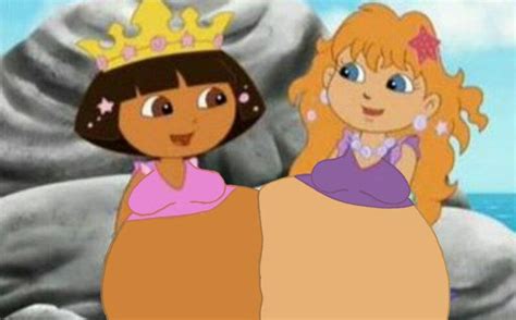 Dora and Mermaid Belly by Massive-Satisfaction on DeviantArt