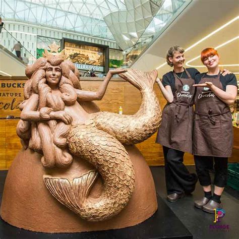 Westfield: Chocolate Mermaid Sculpture - Plunge Creations