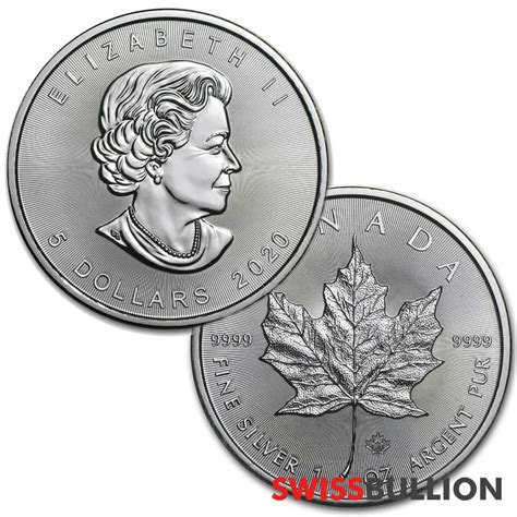 1 Ounce 2020 Silver Maple Leaf Coin