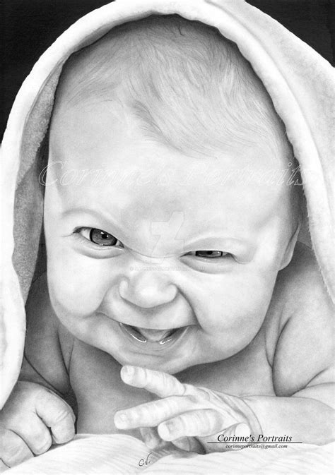 Baby smiles by Sadness40 on DeviantArt | Cute baby drawings, Baby sketch, Baby face drawing