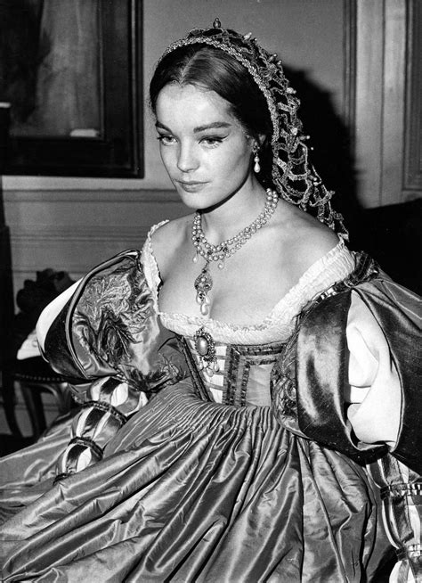 Romy SCHNEIDER im Theatre de Paris, 1961 Romy Schneider, Italian Renaissance Dress, Empress ...