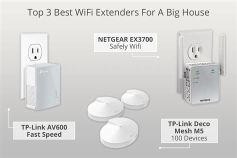 4 Best WiFi Extenders For A Big House in 2024