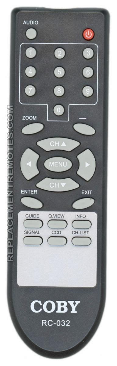 Buy Coby RC-032 RC032 Digital TV Tuner Converter Box Remote Control