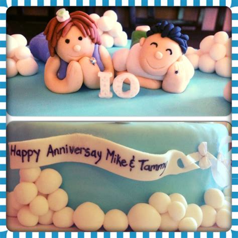 10th Anniversary Cake!! | Anniversary cake, 10 anniversary, Happy ...