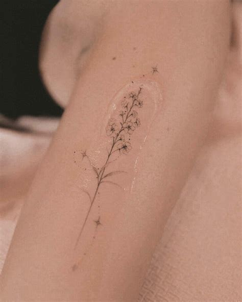 101 Best Delphinium Tattoo Ideas That Will Blow Your Mind!