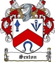 Sexton Family Crest Sexton Coat of Arms Digital Download - Tradebit