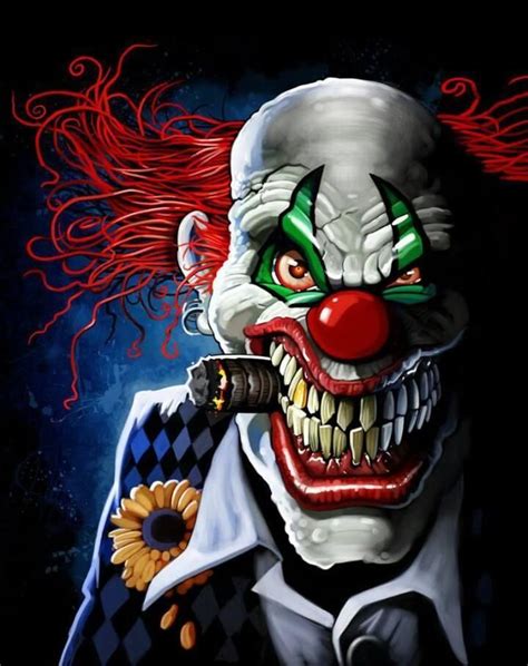 Joker Clown Black T-Shirt | Evil clowns, Joker clown, Clown tattoo