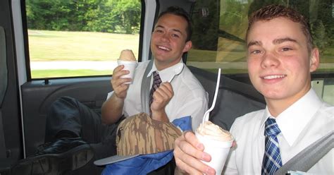 Raleigh's Mission Blog: George peach ice cream!!!!