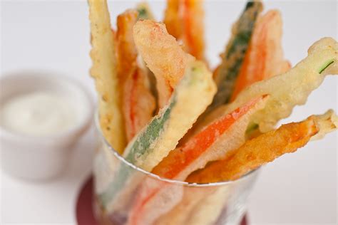 An easy recipe for tempura vegetables and a very healthy one into the bargain