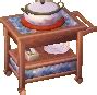 Alpine kitchen cart | Animal Crossing Wiki | Fandom