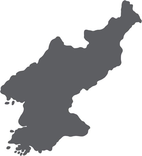 doodle freehand drawing of north korea map. 19875768 PNG
