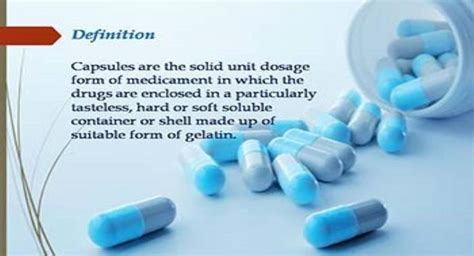 Download Free Medical Capsule Dosage Form PowerPoint Presentation