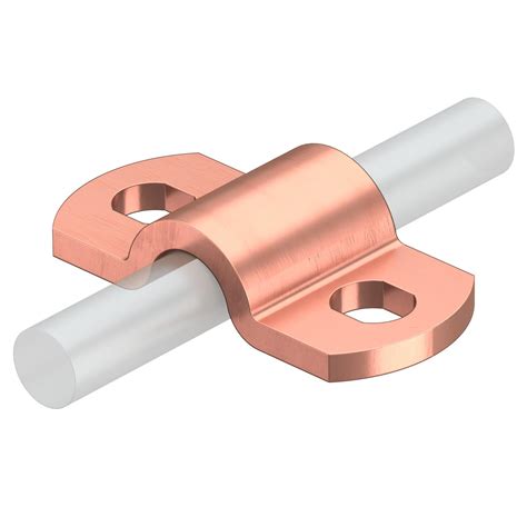 Cable bracket, upper part for Rd 8–10 mm, copper | OBO