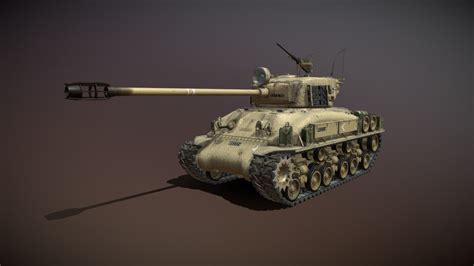 M51 Israel Super Sherman - 1 - Buy Royalty Free 3D model by Panaristi [50d0dc6] - Sketchfab Store