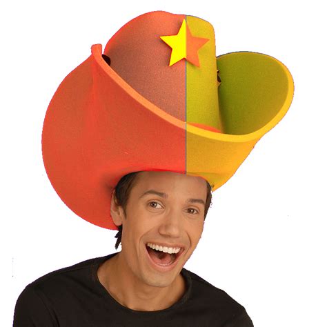 Giant Foam Cowboy Hat | Cowboy hats, Hats, Funny hats
