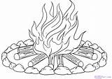 Campfire Coloring Page At GetColoringscom  Free Printable Colorings sketch template