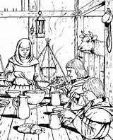 Middle Ages coloring Page 14  Coloringkidsorg sketch template