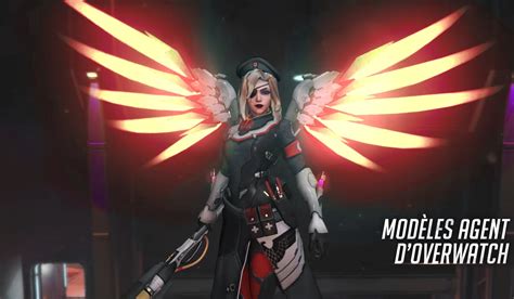 Quick adjustment to Mercy's new skin.... : Overwatch