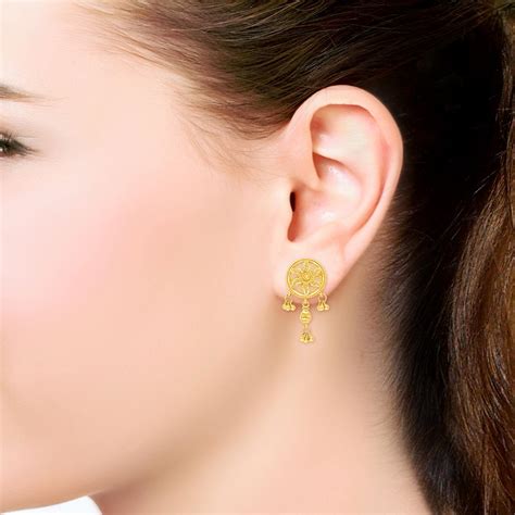 Buy Malabar Gold Earring AHDAAAAAHBCK for Women Online | Malabar Gold ...