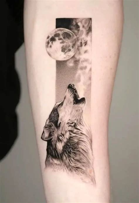 Wolf Flower Tattoo Design | Best Flower Site