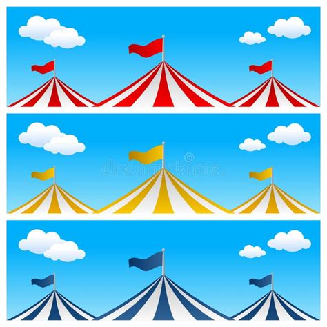Circus Tents Background stock vector. Illustration of spring - 25279027