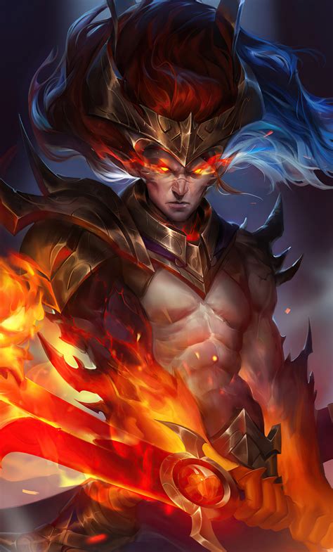 1280x2120 Nightbringer Yasuo League Of Legends Fan Art 4k iPhone 6+ HD 4k Wallpapers, Images ...