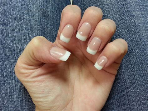 faded french nails Glitter #frenchnailtipsclassy | Gel french manicure ...