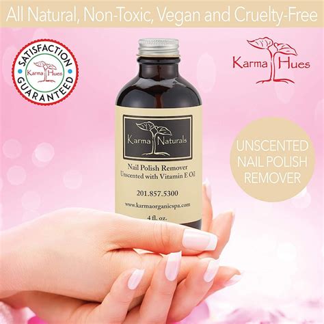 Karma Organic Natural Nail Polish Remover Unscented Non | Etsy