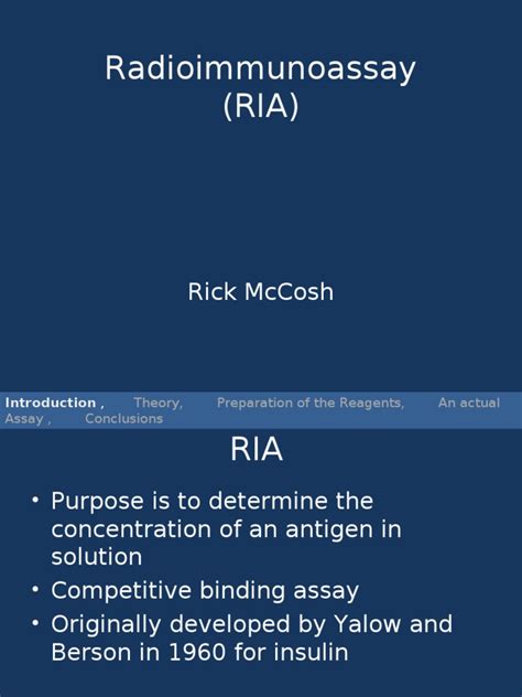 Radioimmunoassay (2) | Antibody | Scientific Techniques