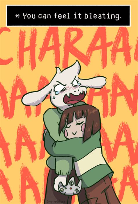 chara and asriel dreemurr (undertale) drawn by peppermintbee | Danbooru