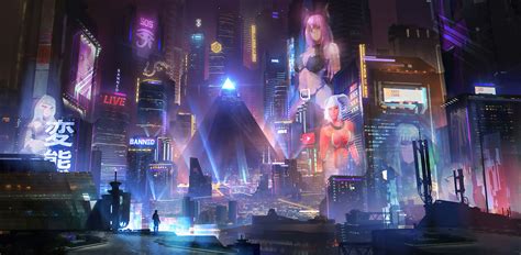 Cyberpunk City | Cyberpunk city, Futuristic city, Cyberpunk aesthetic