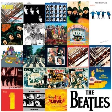 Beatles Sign: "UK" Album Covers Chronologically -Beatles Fab Four Store ...