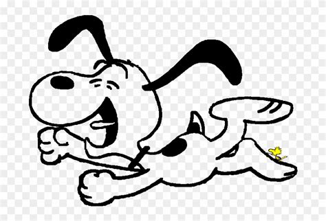 Woodstock Faz Cócegas No Pé De Snoopy, Com Sua Língua, - Snoopy Laughing Clipart (#587094 ...