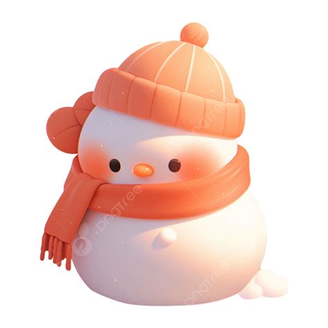 Snowman Winter Cute Cartoon Illustration, Snowman, Winter, Make A Snowman PNG Transparent Image ...