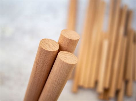 10mm Round Wooden Sticks ,wood Dowel Sticks Unfinished Natural Wood - Etsy Canada