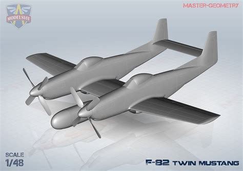 Modelsvit Developing 1/48 F-82 Twin Mustang Model Kit