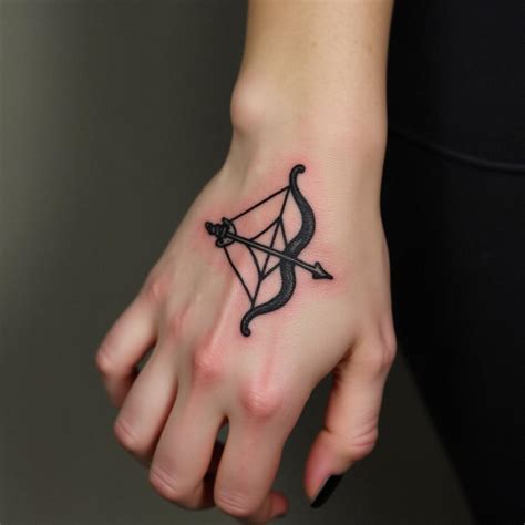 Sagittarius Woman Hand Tattoo Ideas - TheReadingTub