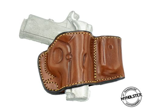 Colt Defender Belt Holster with Mag Pouch Leather Holster – MyHolster