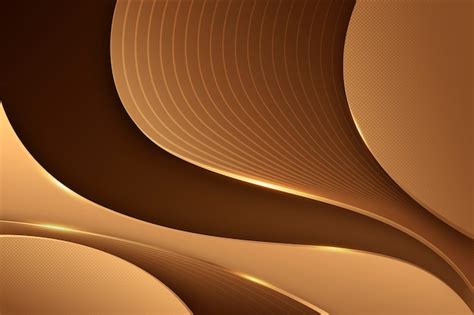 Free Vector | Smooth golden wave background