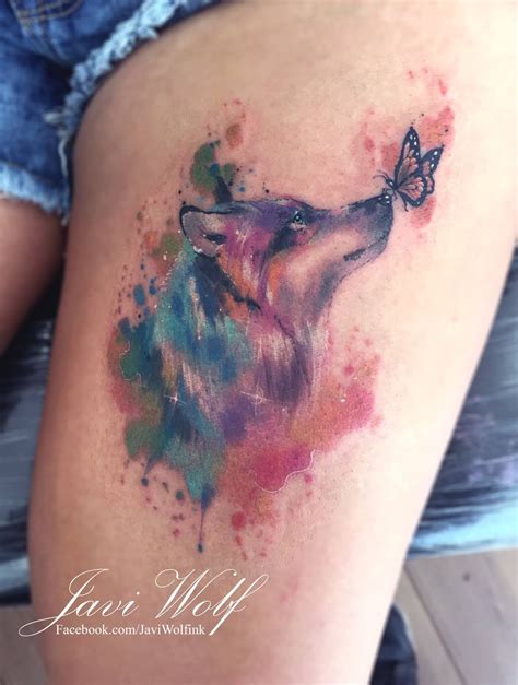 Tatuaje de/Tattooed by @javiwolfink Citas/bookings: http://bit.ly/CitasJaviWolf For great ...