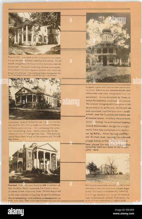 Pictorial History of Mississippi Architecture Stock Photo - Alamy