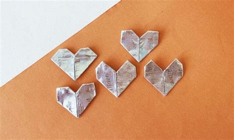 How to Make Gum Wrapper Hearts (Folding Instruction + Video)